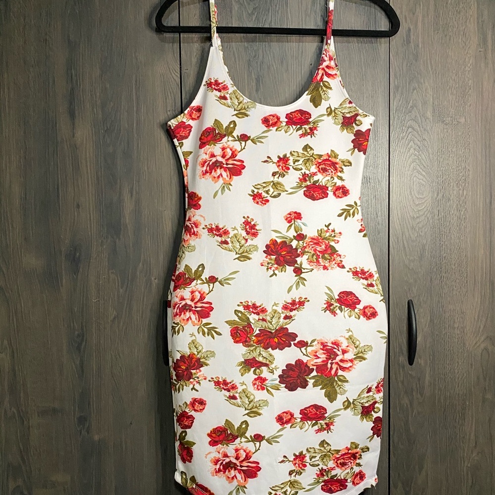 Floral mini dress